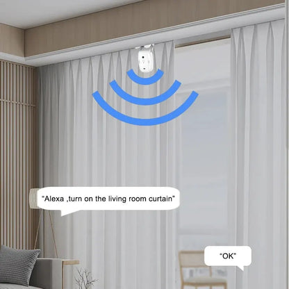 Smart Curtain Opener Compatible With App Google Voice Alexa