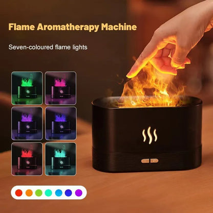 Flame Lamp Aromatherapy Essential Oil Diffuser